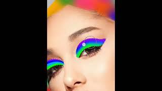 Ariana Grande Colorful hair color edit