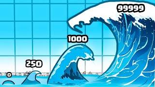 Growing a Wave to THE BIGGEST TSUNAMI