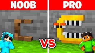 Minecraft NOOB vs PRO TINY ALPHABET LORE Build Challenge