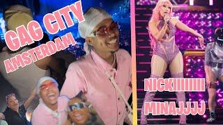 GAG CITY AMSTERDAM WE WAITED 2 HOURS  NICKI MINAJ