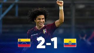 Eliminatorias  Venezuela 2-1 Ecuador  Fecha 5