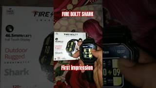 Fire Boltt Shark Rugged Outdoor SmartWatch #Unboxing #Shorts #Gadgets #fireboltt #smartwatch