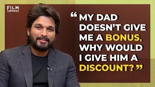 Allu Arjun On Working With His Father And Acting Remuneration  Film Companion Express