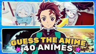 GUESS THE ANIME BY ONLY 4 PICTURES  40 ANIMES Hard - Super easy 