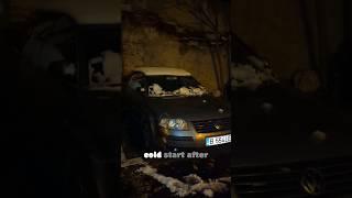 1.9 TDI AVF Cold Start after 1 Month in Winter - VW PASSAT B5.5 #tdi #coldstart #passat #passatb5