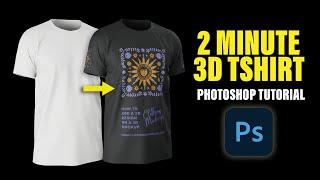 Quick Tutorial Adding A 2D Design To A 3D T-shirt Mockup In Photoshop