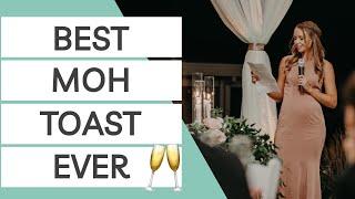 How to Write the Best Maid of Honor Toast Ever + 2 REAL Maid of Honor Speech Examples