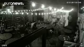 CCTV captures moment gunman’s deadly attack at Toronto bar