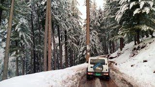 Kiwai To Shogran Complete Track  4*4 Jeep Track  Naran kaghan valley  Snow covered Track 