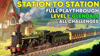 STATION TO STATION Full Playthrough Level 1 - Greendale - All Challenges