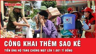 Mặt trận Tổ quốc Việt Nam tiếp tục công khai 334 trang sao kê ủng hộ đồng bào bị bão lũ  Thời sự