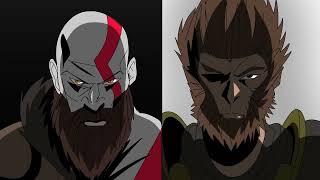 KRATOS VS SUN WUKONG ANIMATION