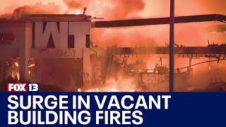 Seattle Fire Dept. concerned by surge in vacant building fires  FOX 13 Seattle
