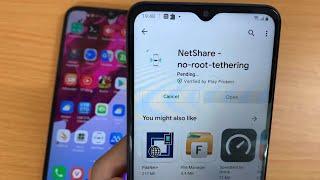 How to share wifi from phone to phone on Android  NetShare no-root-tethering