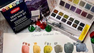 Derwent Graphitint Paint Pan Set Review and Mule Deer Painting