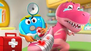 Dinosaur is Sick +More  Yummy Foods Family Collection  Best Cartoon for Kids