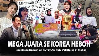 DIREMEHKAN RATU RUNNER UP  Megawati Hancurkan Kutukan Jadi Juara Proliga Se KOREA HEBOH