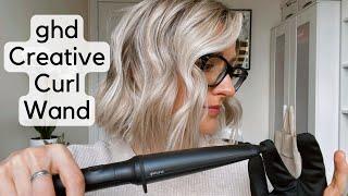 Beachy Waves for Short Hair and GHD Creative Curl Wand Review  Cristina Maria