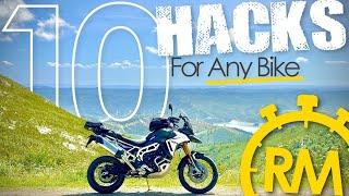 10 Hacks for almost Any Motorcycle