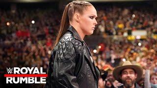 Ronda Rousey makes a rowdy return Royal Rumble 2022 WWE Network Exclusive