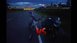 Honda Verza 150 vs Yamaha NMAX 155 DRAG RACE