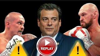 BREAKING NEWS  WBC WANTS TO ENFORCE INSTANT REPLAY FOR THE USYK VS FURY REMATCH 