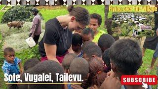 Discover the village Sote in Tailevu Fiji - Drone footage