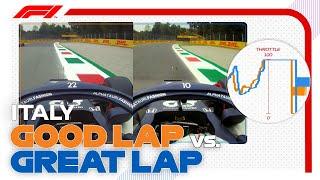 Good Lap Vs Great Lap With AlphaTauri  2022 Italian Grand Prix  Workday