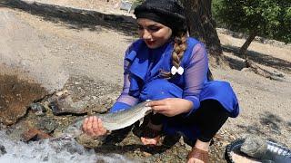 Village Life iran  Mix Daily routine village life in iran  Village spring water