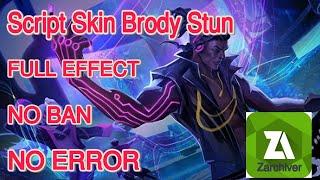 Script Skin Brody Stun Full Effect  Mobile legends 