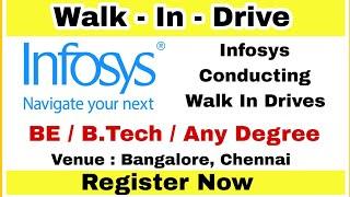 Infosys walk-in-drive 2022 l infosys off campus hiring