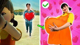 Playing Squid Game in Real Life  My Girlfriend Is the Doll from Squid Game by Gotcha Viral