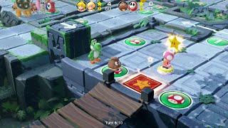 Super Mario Party Partner Party #2141 Domino Ruins Peach & Rosalina vs Goomba & Shy Guy