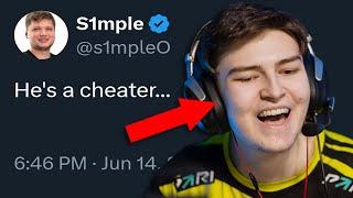 s1mple says this guy cheated