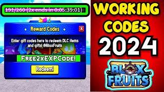 ALL CURRENT WORKING CODES FOR BLOX FRUITS IN 2024 MARCH