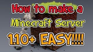 How to make a minecraft server EASY spigot with plugins Updated to 1.10