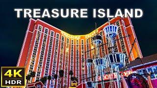 4K HDR Treasure Island Las Vegas Walking Tour  Sept 2023