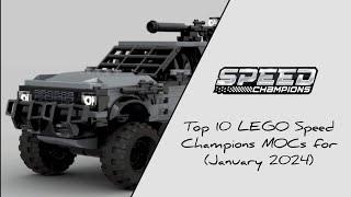 Top 10 LEGO Speed Champions MOCs for January 2024
