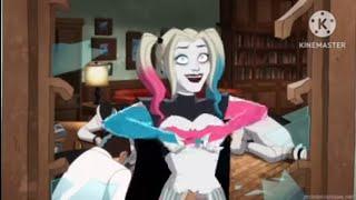 Harley Quinn Hot boobs  wait for end 