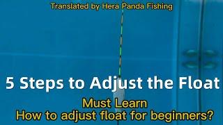 Learn Herabuna Fishing float settings in one minute