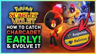 Pokemon Scarlet and Violet - How to Catch Charcadet EARLY & Evolve Into Armarouge  Ceruledge