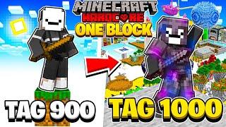 Ich Überlebe 1000 Tage in ONE BLOCK Minecraft Hardcore