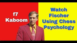 Watch Fischer  Using Chess Psychology  Robert James Fischer vs Bent Larsen Santa Monica 1966