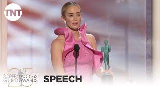 Emily Blunt Award Acceptance Speech  25th Annual SAG Awards  TNT