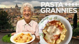 95yr old Mirella from Rome makes gnocchi with tomato sauce  Pasta Grannies