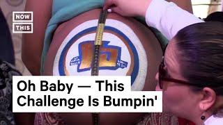 Pregnant Women Compete in Baby Bump Challenge