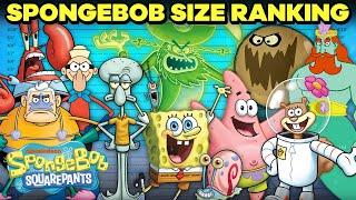 SpongeBob Characters Ranked by Size  SpongeBob