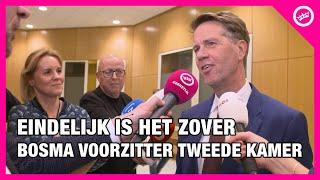 Martin Bosma PVV VOORZITTER van de Tweede Kamer