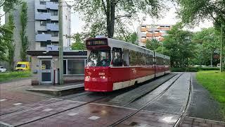 HTM tramlijn 6 Den Haag Leyenburg - Leidschendam Noord  GTL8 3080  2021