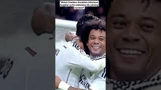 Watch Cristiano Ronaldos infectious laughter as he celebrates his winning moment#shorts#viral